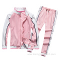 Custom Logo Tracksuit Women Cotton Uniform Jogging Training